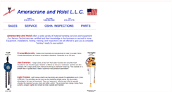 Desktop Screenshot of ameracrane.com